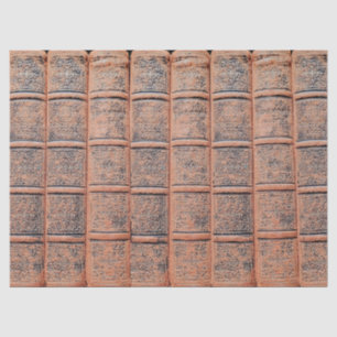 Papier Mousseline Découpage de la bibliothèque de livres beiges 