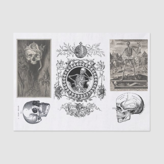 Papier Mousseline Découpage de la collection Halloween (Recto)