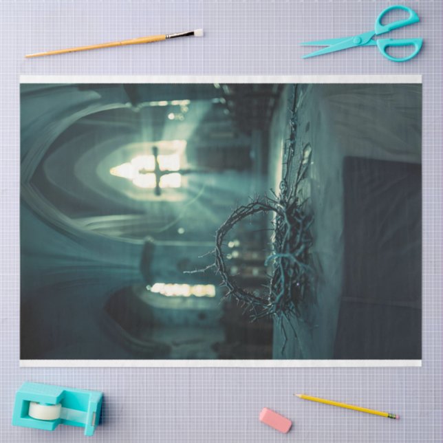 Papier Mousseline Découpage de la Couronne d'épines (Artisanat)