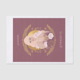 Papier Mousseline Découpage de la déesse Aphrodite