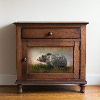 Papier Mousseline Découpage de la faune des grizzlis