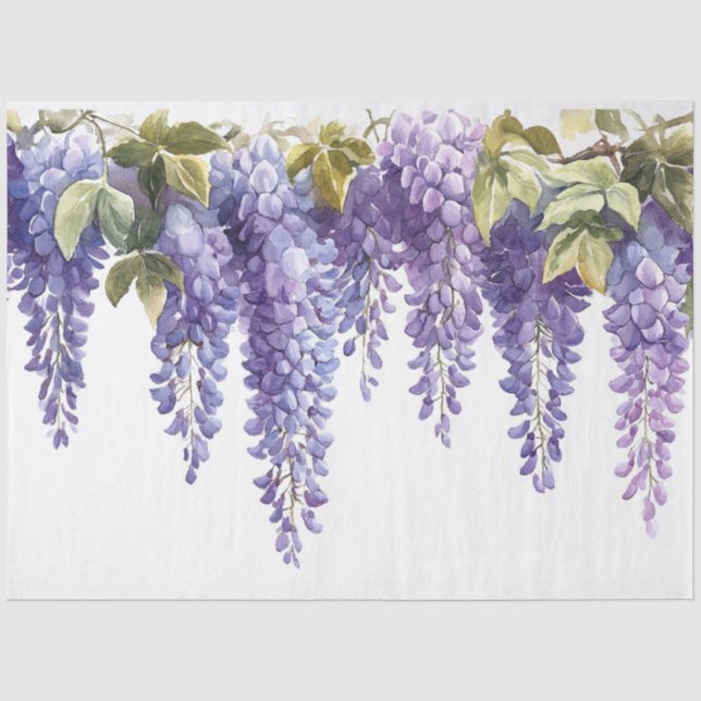 Papier Mousseline Découpage de la glycémie aquarelle (Recto)