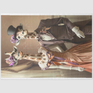 Papier Mousseline Découpage de la mariée de Giraffe