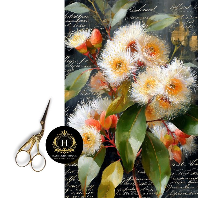 Papier Mousseline Découpage de la noix jaune dorée (Créateur téléchargé)