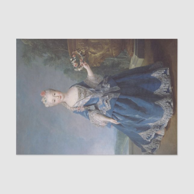 Papier Mousseline Découpage de la reine 3 (Recto)