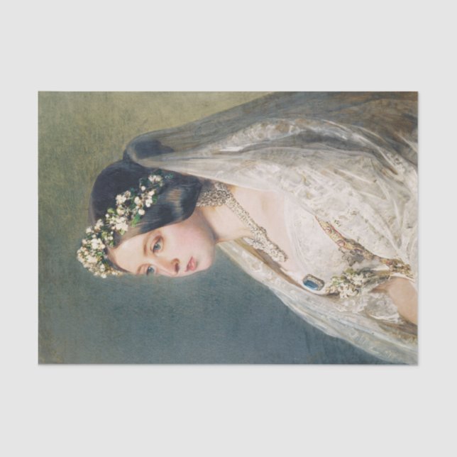 Papier Mousseline Découpage de la reine 4 (Recto)