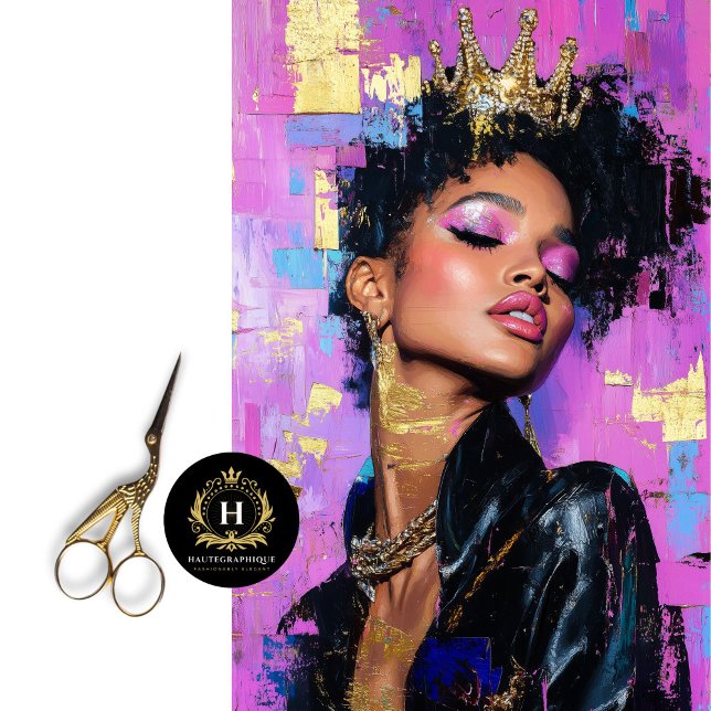 Papier Mousseline Découpage de la reine féministe (Créateur téléchargé)