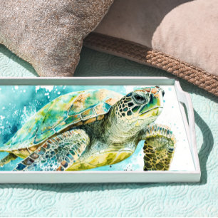 Papier Mousseline Découpage de la tortue verte