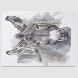 Papier Mousseline Découpage de l'âne