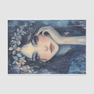 Papier Mousseline Découpage de l'enchantement de la nymphe des bois