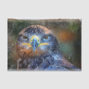 Papier Mousseline Découpage de l'oeuvre d'ornithologie Falcon