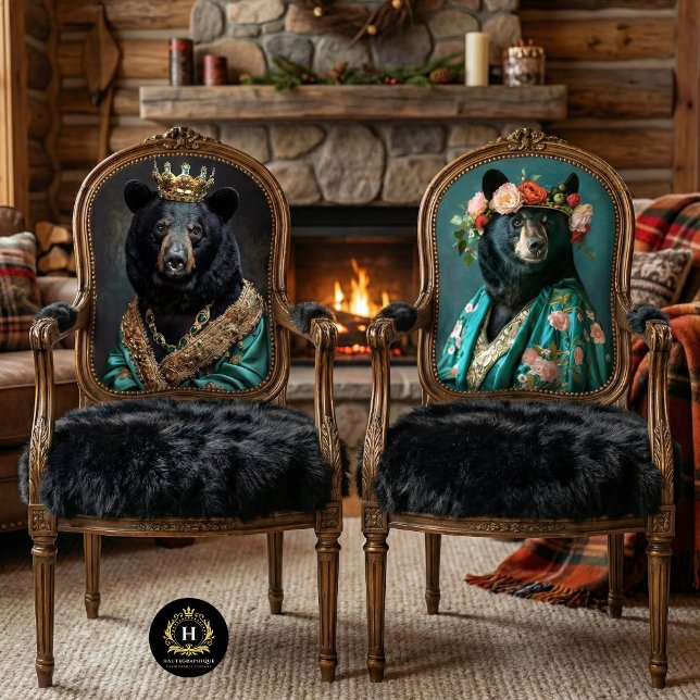 Papier Mousseline Découpage de l'ours de la Reine de la Couronne Vin (Créateur téléchargé)