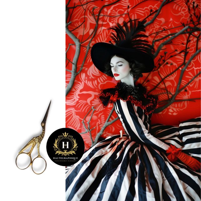 Papier Mousseline Découpage de mode victorienne gothique (Créateur téléchargé)