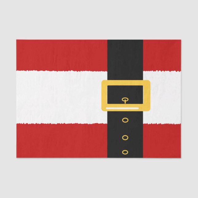 Papier Mousseline Découpage de Noël de père Noël Suit (Recto)