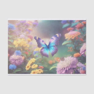 Papier Mousseline Découpage de papillon vintage