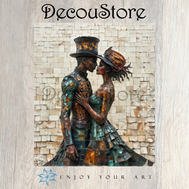 Papier Mousseline Découpage de romance urbaine (Créateur téléchargé)