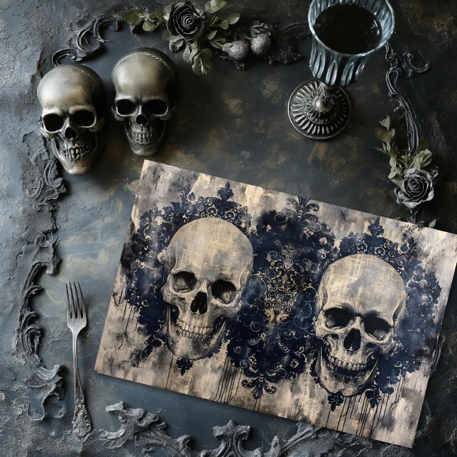 Papier Mousseline Découpage de Skulcraft antique (Créateur téléchargé)