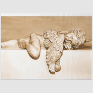 Papier Mousseline Découpage de sommeil du gardien Angel 20x30