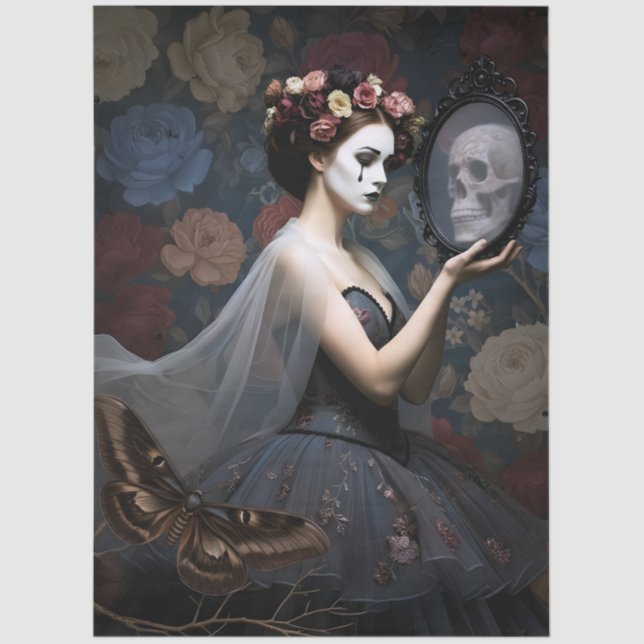 Papier Mousseline Découpage de style gothique (Recto)