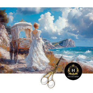 Papier Mousseline Découpage de transport funéraire unique