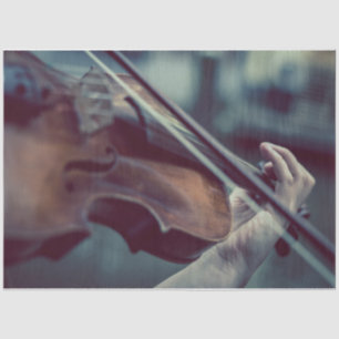 Papier Mousseline Découpage de violon