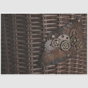 Papier Mousseline Découpage des engrenages Steampunk 20x30
