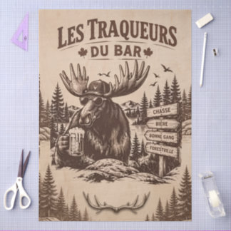 Papier Mousseline Découpage des Traqueurs