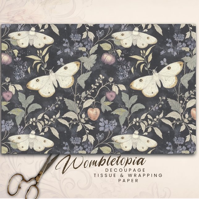 Papier Mousseline Découpage d'Halloween gothique vintage (Créateur téléchargé)