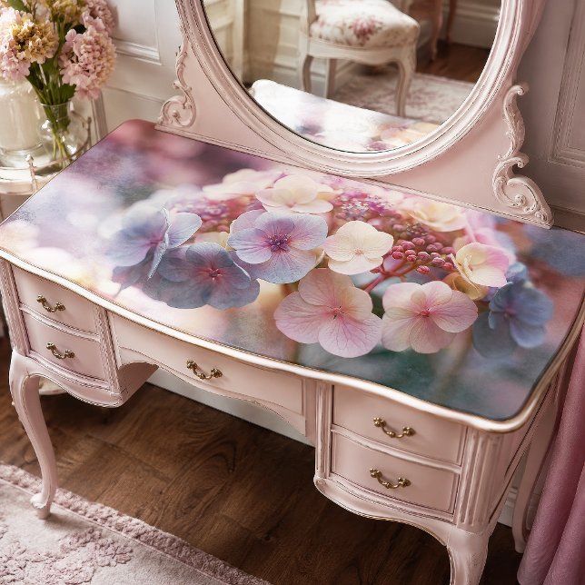 Papier Mousseline Découpage d'hydrangea lavande pastel éthéré (Créateur téléchargé)