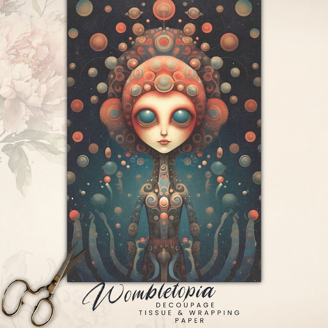 Papier Mousseline Découpage d'Imaginaire Ethereal Modern Cosmic Orac (Créateur téléchargé)