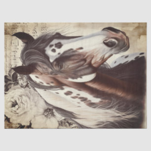 Papier Mousseline Découpage du cheval de peinture américain