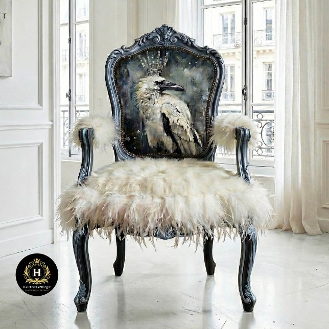 Papier Mousseline Découpage du corbeau hivernal de la reine de neige (Créateur téléchargé)