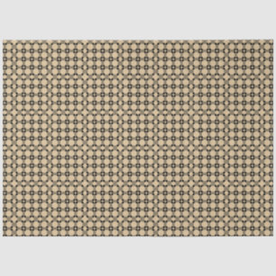 Papier Mousseline Découpage du Motif d'or Art Déco vintage
