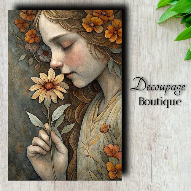 Papier Mousseline Découpage du rêve de Daisy (Daisy's Dream Decoupage Tissue Paper)