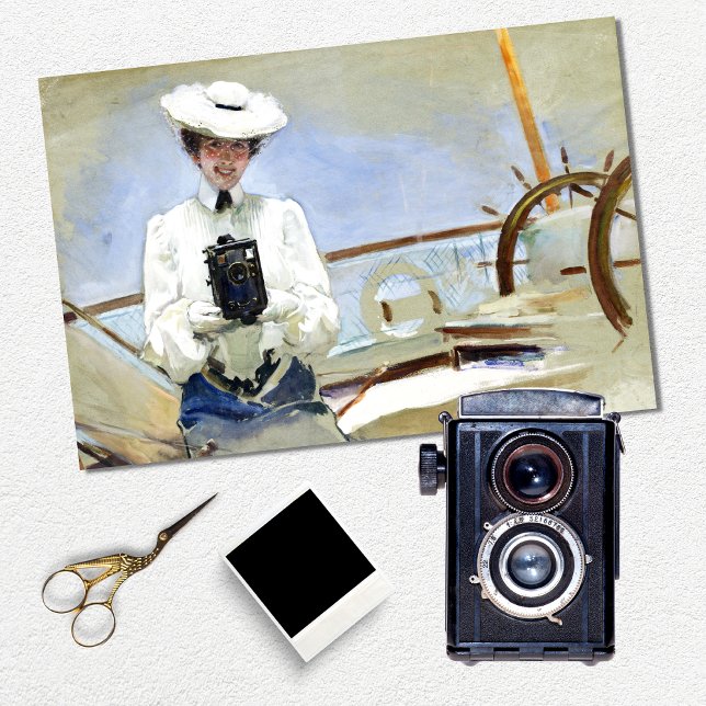 Papier Mousseline Découpage d'une photographe vintage (Créateur téléchargé)