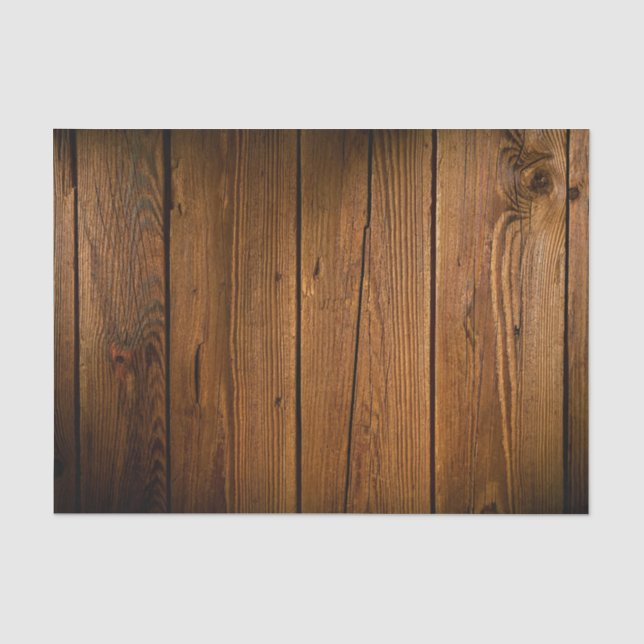 Papier Mousseline Découpage en bois rustique Faux (Recto)