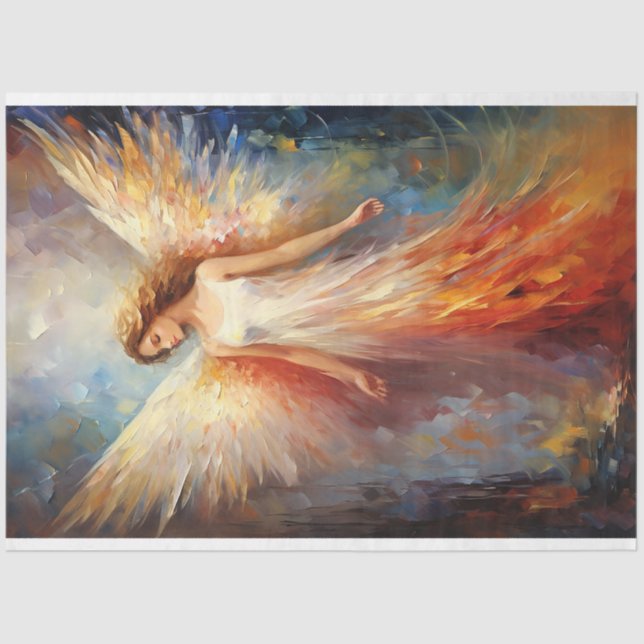 Papier Mousseline Découpage Ethereal Angel (Recto)