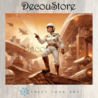 Papier Mousseline Découpage Explorateur Galactique