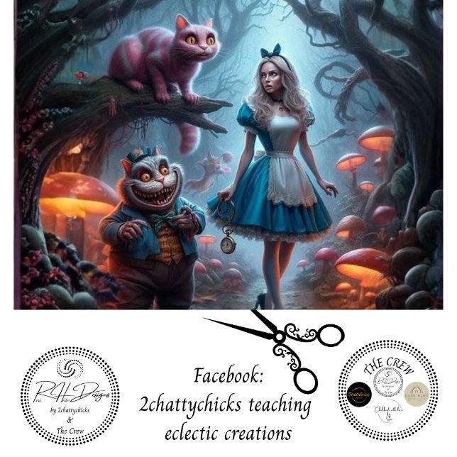 Papier Mousseline Decoupage Fantasy Girl Enchanted Mushroom Forest (Créateur téléchargé)