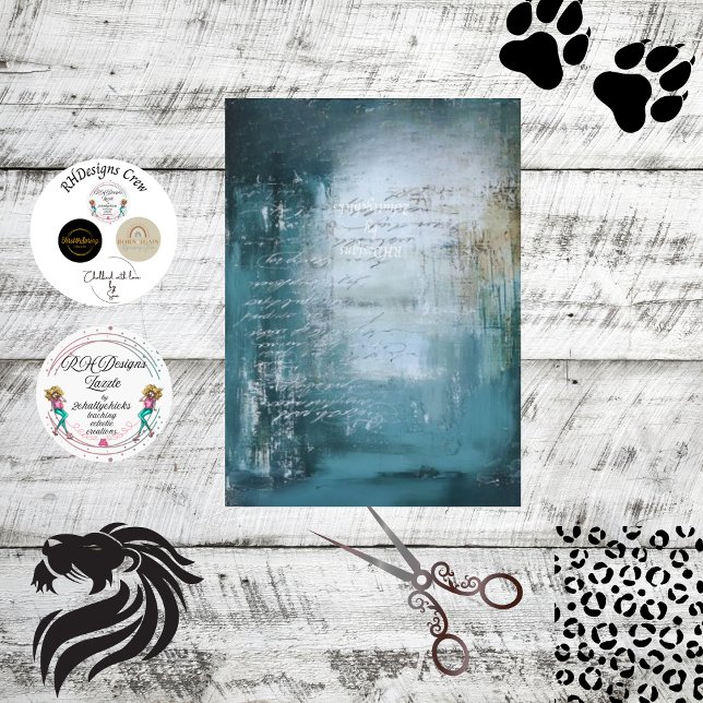 Papier Mousseline Découpage Faux Arrière - plan français Moyen textu (Créateur téléchargé)