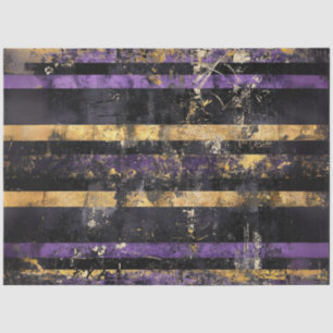 Papier Mousseline Découpage Faux Finition Match Violet/Leopard Or