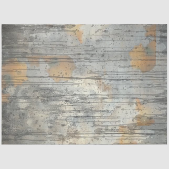 Papier Mousseline Découpage Faux Finition Moody Grays Rust Tons Terr (Recto)