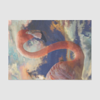 Papier Mousseline Découpage Flamant rose Breeze