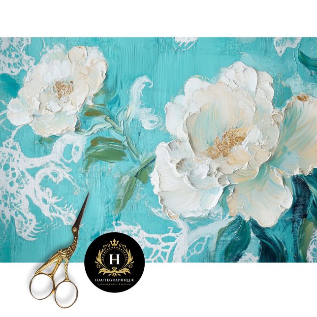 Papier Mousseline Découpage floral vintage  (Créateur téléchargé)