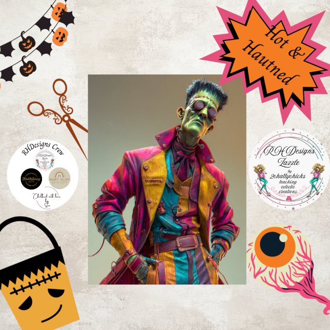 Papier Mousseline Découpage Fonze Monster Glow UP HOT & Haunted (Créateur téléchargé)