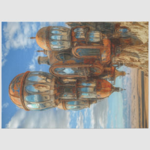 Papier Mousseline Découpage Futuriste Pots Bulbous Industriels