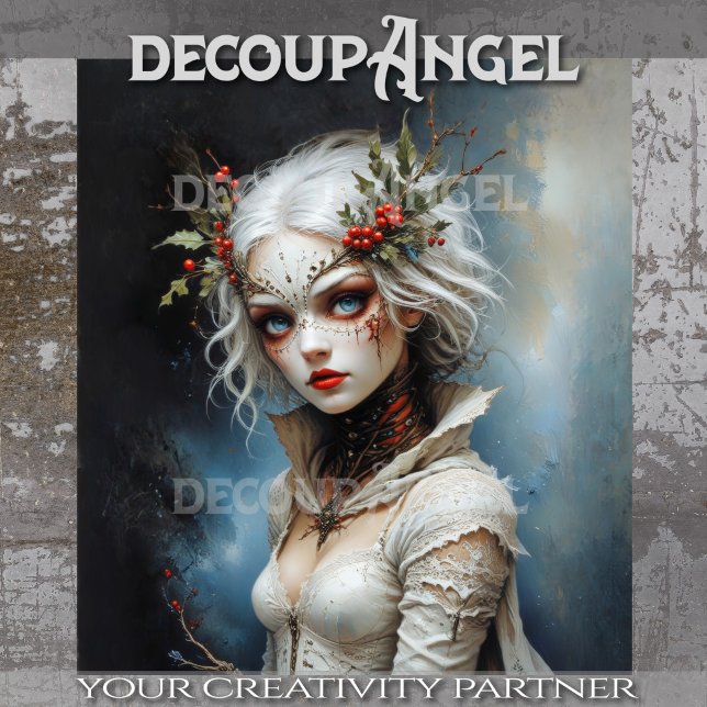 Papier Mousseline Découpage gothique de la reine d'hiver (Créateur téléchargé)