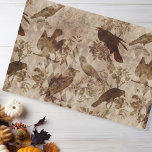 Papier Mousseline Découpage Gothique vintage Corbeau<br><div class="desc">Ce design a été créé par art numérique. Il peut être personnalisé dans la zone fournie Contactez-moi à colorflowcreations@gmail.com si vous avez pour avoir ce design sur un autre produit. . Voir d'autres de mes créations ou suivez-moi à www.facebook.com/colorflowcreations,  www.instagram.com/colorflowcreations,  www.twitter.com/colorflowart et www.pinterest.com/colorflowcreations.</div>