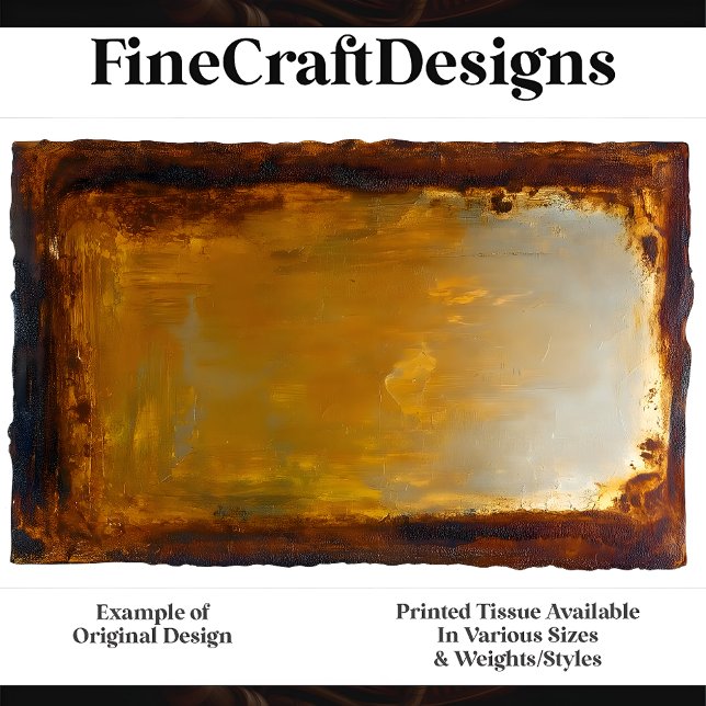 Papier Mousseline Découpage H7 de métal rouillé industriel vieilli (Créateur téléchargé)