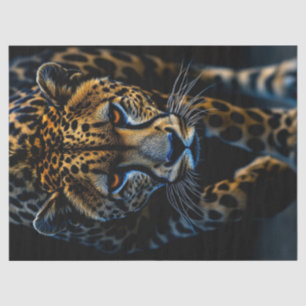 Papier Mousseline Découpage Leopard Exotique Gros Art numérique